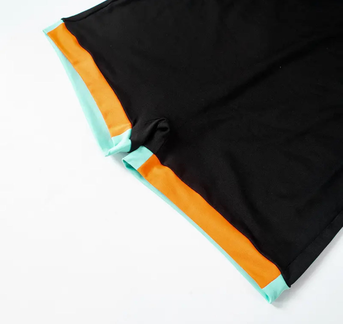 Colorblock romper