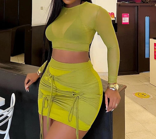 Green tie