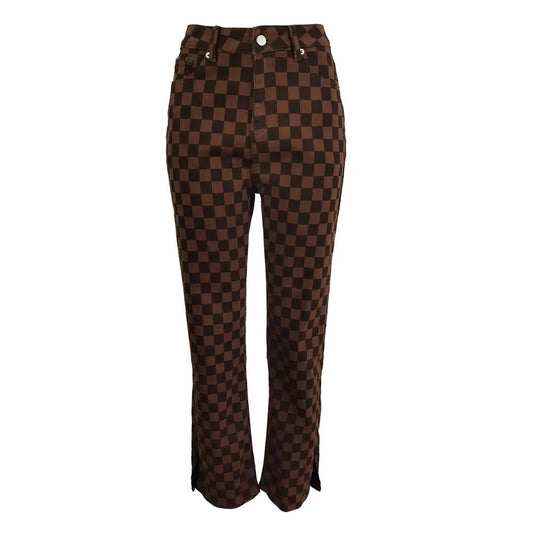 checkered pants
